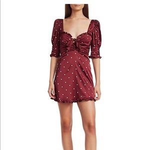 For Love & Lemons Davies Polka Dot Swing Dress